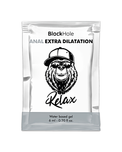 Gel de Dilatação Anal Black Hole 6ml Monodose