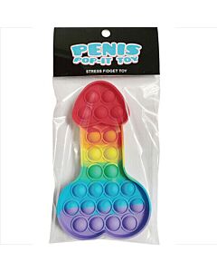 Brinquedo Anti-stress Penis Pop-It Multicolorido - Kheper Games