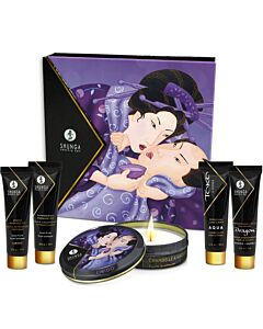 Shunga - Secret Geisha Frutas Exóticas - Conjunto de Massagem Erótica