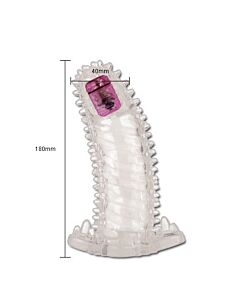 Baile Brave II Man Sensor Extension - Capa de pênis vibratória