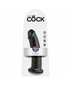Pénis Realista King Cock Preto 22cm