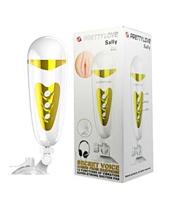 Pretty Love - Masturbador Masculino com Vibração e Som Sally