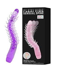 Vibrador flexível Dildo Baile - 23,5 cm roxo - Sex Shop