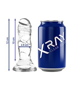 Dildo transparente X Ray Clear 12cm - Especialistas em SEO