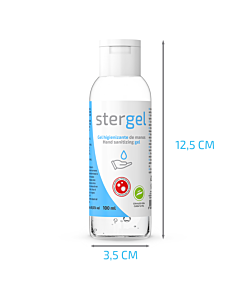 Stergel Gel Hidroalcohólico Aloe Vera 100ml - Desinfetante de Mãos