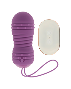 Ovo Vibrador com Controlo Remoto 7 Modos de Rotação Lilás - OHmama