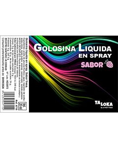 Spray líquido morango - Doce líquido em spray com sabor de morango.