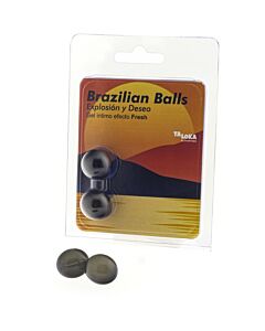 Explosão de Aromas de Bolas Brasileiras Gel Excitante Efeito Fresh - Massagem e Prazer intensos