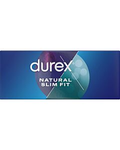 Durex Natural Slim Fit Preservativos 144 unidades - Anatômicos e Lubrificados