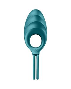 Anel vibratório Satisfyer Swordsman verde camuflagem - Estimulador de clitóris e ereção intensa
