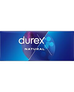 Durex Basic Natural 144 unidades - Preservativos finos e lubrificados de látex natural