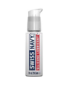 Lubrificante de silicone Swiss Navy - Fórmula premium aveludada e duradoura - 30 ml.