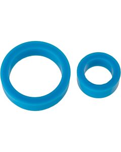 Anéis de silicone TitanMen - Pacote duplo azul - Melhora o seu desempenho sexual