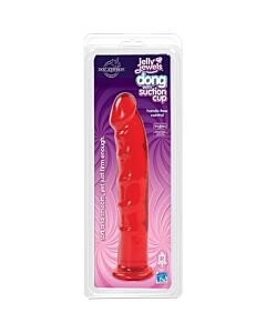 Dildo Jelly Jewels com base de sucção - Vermelho - Descubra o prazer com estilo!