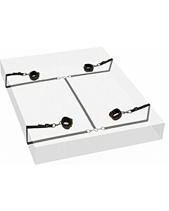 Amarras para a cama - Boundless Bed Restraint - Preto | Brinquedos Sexuais BDSM - Envio Discreto