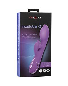 Massageador de ponto G dupla estimulação - Descubra o novo Inflatable G-Flutter roxo!
