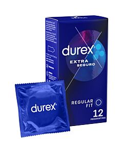 Preservativos Durex Extra Seguro 12 unidades: lubrificados e seguros