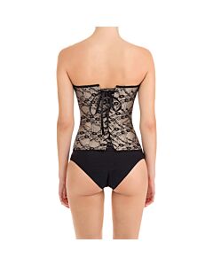 Corset Fino Creme Renda - Lingerie Erótica de Alta Qualidade