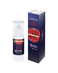 Lubrificante com sabor de mojito de efeito calor 50ml | Atração - Amigável para SEO