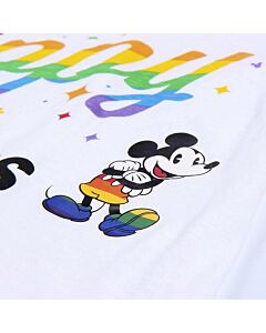 Camiseta Ponto Single Jersey Disney Pride Branco | Produto LGTB+
