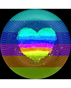 Prato redondo 23 cm LGBT | Produtos eróticos de qualidade | Envio discreto