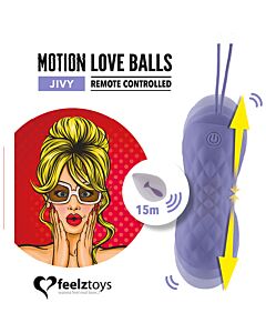 Bolas de Amor com Movimento Controlado por Controle Remoto | Feelztoys Jivy | Produto erótico