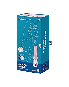 Satisfyer Air Pump Booty 5 Conectar Aplicativo Vibrador Anal Inflável