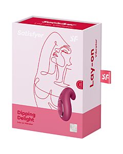 Satisfyer Estimulador Dipping Delight - Rosa | Estimulação específica do clitóris com 12 modelos de vibração