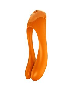Vibrador Satisfyer Candy Cane - Laranja | Motor potente e tamanho compacto