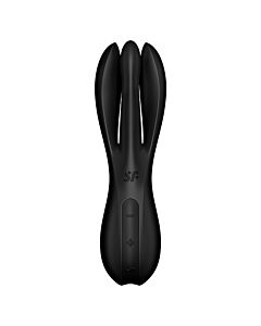 Satisfyer Threesome 2 Preto - Estimulador Clitoriano e Vaginal