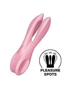 Estimulador Satisfyer Threesome 1 Rosa - 3 Motores Potentes
Estimulador Satisfyer Threesome 1 rosa - 3 motores potentes