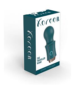 Varinha de massagem recarregável com vibrações potentes - A Varinha Viajante verde