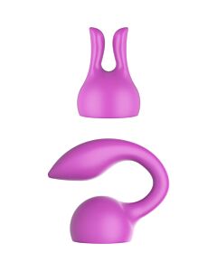 Massageador pessoal de cabeça - Fucsia | Acessórios de silicone