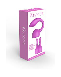 Massageador pessoal de cabeça - Fucsia | Acessórios de silicone