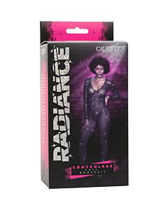 Body completo com abertura e brilhos | CROTCHLESS BODYSTOCKING