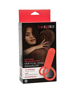 Anel Vertical com Vibração Recarregável - Poderoso Prazer Duplo | SEO