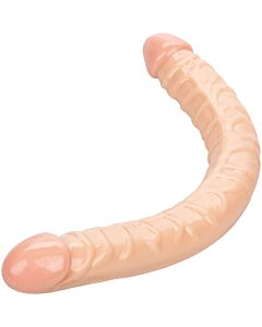 Consolador duplo Tamanho Queen 17 polegadas - Pele Realística