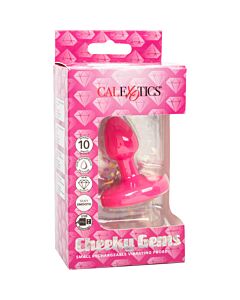Sonda Vibratória Pequena Cheeky Gem - Rosa | 10 Modos de Vibração - Silicone | Recarregável e Resistente à Água