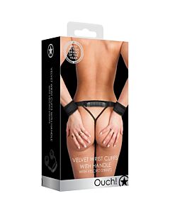 Esposas de Veludo e Velcro com Pega | Ajustáveis e Versáteis