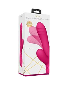 Vibrador TANI de Silicone Rosa | Poderoso e Silencioso | Recargável por USB