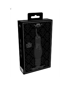 Vibrador Bullet recarregável de silicone - preto | Sparkle