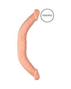 Consolador realista de doble dong 18'' - Flesh | Pele macia e segura