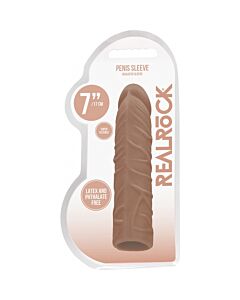 "Capa realista de pénis Sleeve 7 de TPE livre de ftalatos"
