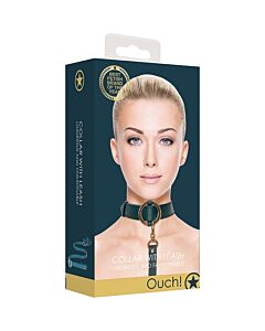 Colar com coleira verde Ouch Halo - Exclusivo BDSM - Envio em 24h!