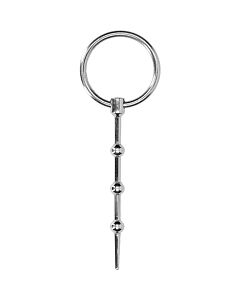 Sonda uretral - Metal resistente - Três bolas - Prazer garantido