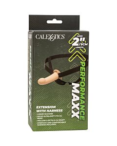 Extensão com Arnês Performance Maxx 16cm - Capa Oca para Prazer Aumentado