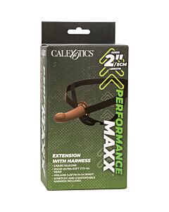 Extensão com arnês 16cm - castanho | Performance Maxx - Descrição e benefícios