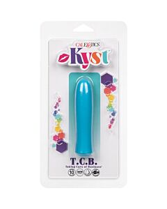 Massageador Mini Vibrador Kyst T.C.B. Vibe Azul - Potente e Recarregável