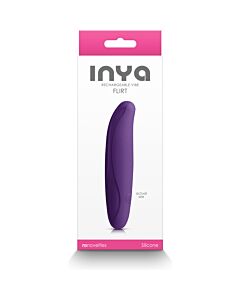 Vibrador INYA Flirt Roxo - Vibrador flexível e potente