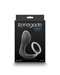 Renegade Slingshot - Anel Peniano e Plug de Próstata de Silicone - Sex Shop